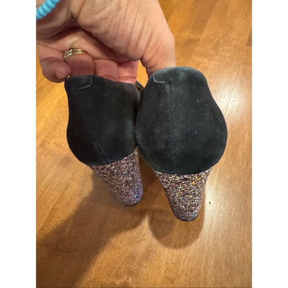 Woman’s J crew glitter heel pumps size 7 festive Christmas - Picture 5 of 8